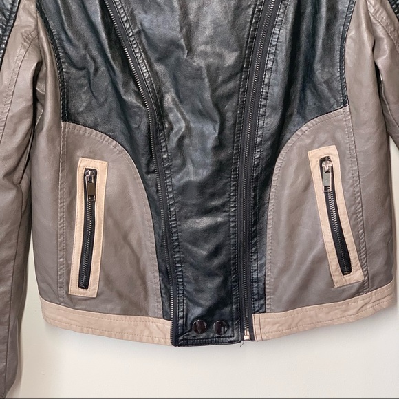 Urban Outfitters Moto Bomber Jacket Size Medium - Picture 3 of 8